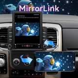 9.7" 4GB+64GB Car Stereo Compatible with Dodge Ram 1500/2500/3500 2013-2018 — Wireless CarPlay/Android Auto, GPS & Backup Camera