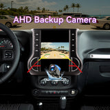 8-Core 8G+128G Android 13 Car Stereo Compatible with Jeep Wrangler 2011-2014, 12.1" Wireless CarPlay/Android Auto Head Unit with GPS & Backup Camera