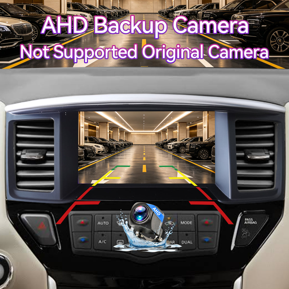 9" Touchscreen Radio Compatible with Nissan Pathfinder 2012-2020 — Wireless CarPlay, GPS & Backup Camera Included