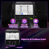 8.7" Rear Screen Compatible with Tesla Model 3 2019-2023 & Model Y 2019-2024,4+64G Rear Seat Entertainment Display Screen with Air Conditioning Control,Wireless Carplay/Android auto