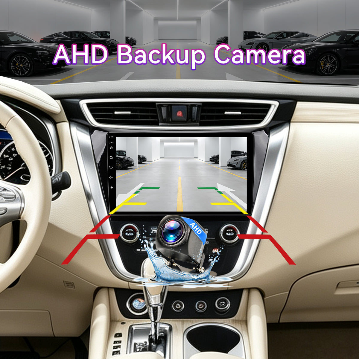Car Stereo Compatible with Nissan Murano Z52 2014-2020, 10.1" Wireless CarPlay/Android Auto Head Unit with GPS & Backup Camera