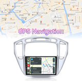 9" Android 13 Touchscreen Radio Compatible with Toyota Highlander 2000-2007 — Wireless CarPlay, GPS & Backup Camera Included