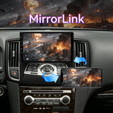 9" Touchscreen Radio Compatible with Nissan Maxima 2009-2014 — Wireless CarPlay, Multimedia Receiver with GPS Bluetooth ＆ Backup Camera