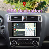 9" Car Stereo Compatible with Subaru Legacy & Outback 2015-2018, 2+64GB Touchscreen Radio with Wireless CarPlay/Android Auto/Screen Mirroring, GPS Navigation & Backup Camera