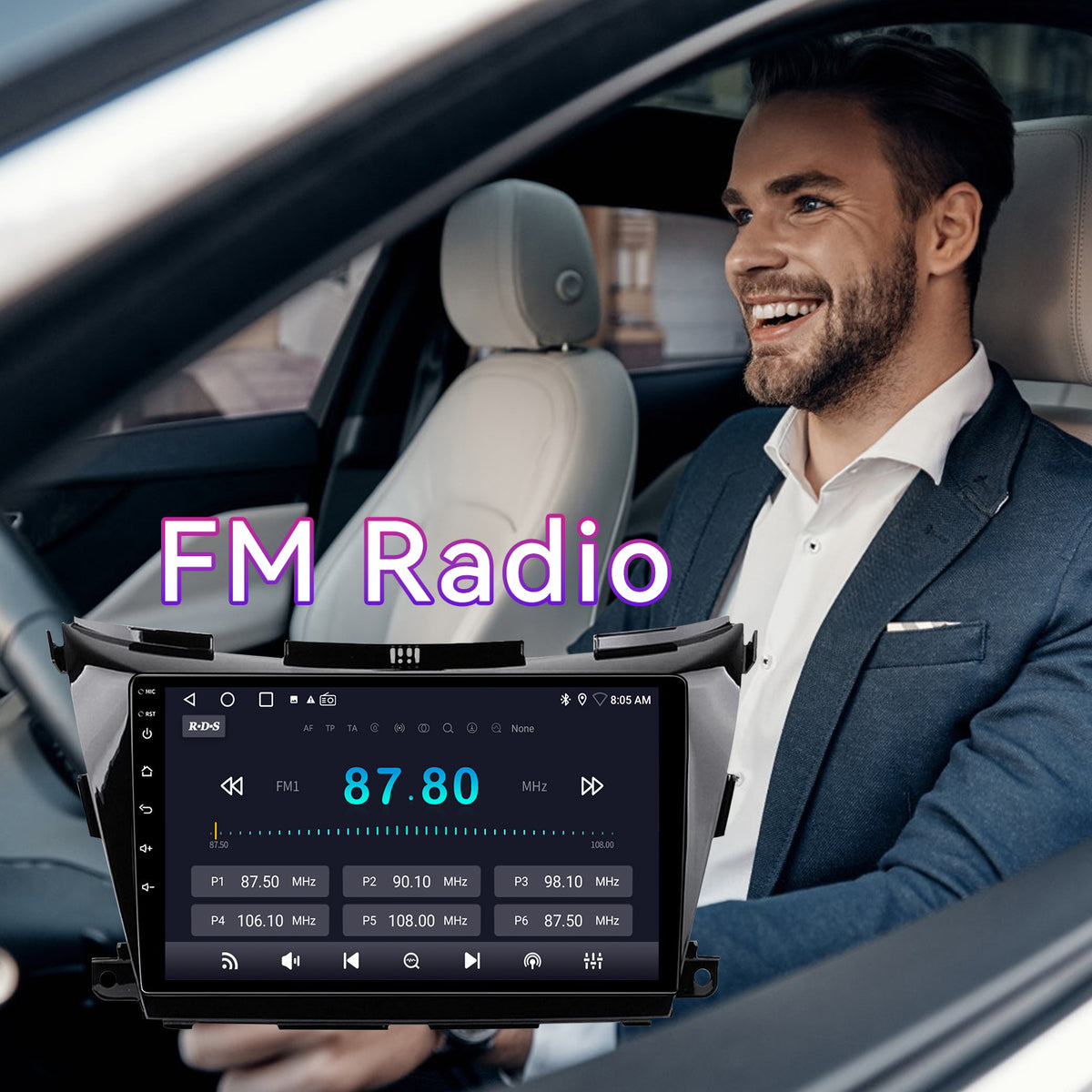 Car Stereo Compatible with Nissan Murano Z52 2014-2020, 10.1" Wireless CarPlay/Android Auto Head Unit with GPS & Backup Camera