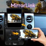 Android 14 Car Stereo Compatible with Ford F150 2009-2012 (Manual AC Only), 9.7" Wireless CarPlay/Android Auto Head Unit with GPS & 1080P Backup Camera
