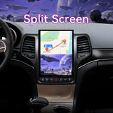 Qualcomm 8-Core Android Car Stereo Compatible with Jeep Grand Cherokee 2014-2021, 12.1" Vertical 2K Touchscreen with Wireless CarPlay/Android Auto, DSP & GPS