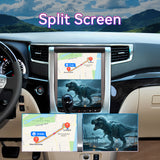 8-Core Android Car Stereo Compatible with Toyota Alphard A20 2008-2012, 12.1" Vertical 2K Touchscreen with Wireless CarPlay/Android Auto, DSP & GPS