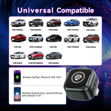 Wireless Carplay＆Android Auto Adapter for Car with OEM Wired CarPlay/Android Auto
