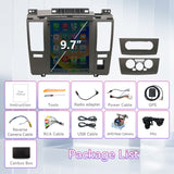 Car Radio Compatible With Nissan Versa 2007-2011 / Tiida 2007-2011,9.7''Touch Screen Car Stereo with Wireless Carplay&Android Auto,FM/GPS/SWC/Mirror Link/Backup Camera