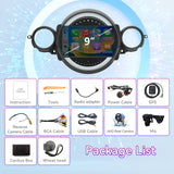 Car Radio Compatible With BMW Mini Cooper 2007-2014,4G+64G,9" Touch Screen Car Stereo with Wireless Carplay&Android Auto,FM/GPS/SWC/Mirror Link/Backup Camer