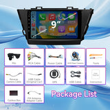 Car Stereo Compatible with Toyota Prius Plus V Alpha 2012-2017, 9" Wireless CarPlay/Android Auto Head Unit with GPS Navigation & Backup Camera