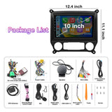 Car Stereo Radio Compatible with Chevy Silverado & GMC Sierra 2014-2018, 10"Replacement Radio Upgrade, Wireless CarPlay/Android Auto Head Unit with GPS & Backup Camera