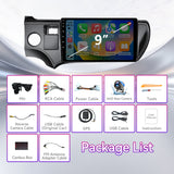 9" Android Touchscreen Radio Compatible with Toyota Prius C 2012-2014 — Wireless CarPlay, GPS & Backup Camera Included