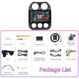10" Car Stereo Compatible with Jeep Compass 2010-2016 & Patriot 2009-2016, Wireless CarPlay/Android Auto, GPS & SWC
