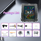 Android 13 Car Stereo Compatible with Lexus GX470 2002-2009 & Toyota Prado, 9.7" Wireless CarPlay/Android Auto Head Unit with GPS Navigation & Backup Camera